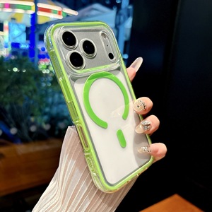 Funda Magnética Transparente 2 en 1 para iPhone 17 Pro Max, Cubierta Transparente Antigolpes con Airbag y Recortes Precisos, Antideslizante - Product Image 2