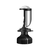 Y6 H4 9003 Salut/Lo Faisceau LED Mini Projecteur Lentille De Voiture Style Phare Ampoules Automobile Lampe 6500K Lumière Concentrée