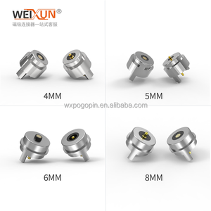 Tùy Chỉnh 8Mm Vòng Nam Kết Nối USB Pogopin Từ Sạc Đầu Với Nữ Từ Sạc Đầu - Product Image 5