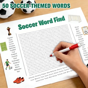 Póster Gigante <span class=keywords><strong>de</strong></span> Fútbol 2026 con Palabras Ocultas, Pósteres <span class=keywords><strong>de</strong></span> Fútbol Mundial Jumbo con Palabras Ocultas, Pósteres <span class=keywords><strong>de</strong></span> Juegos <span class=keywords><strong>de</strong></span> Pared Deportivos - Product Image 4