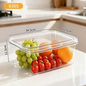 Food Grade Fridge Fresh-Keeping <b>Box</b> Freezer <b>Storage</b> <b>Box</b> Kitchen Sealed Container With Lid for Fruit and Vegetable - Product Image 5