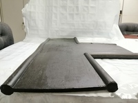 Joint d'étanchéité en caoutchouc EPDM de qualité supérieure 230 mm, type haltère, pour joints de dilatation à mouvement élevé, intersection type L/1, caoutchouc de Malaisie