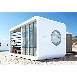 Cabine Apple préfabriquée maison capsule maisons préfabriquées les moins chères construction de maison modulaire en conteneur de 5 chambres à coucher - Product Image 4