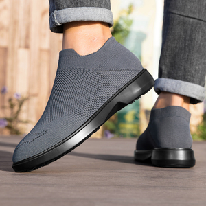 נעלי גברים עסקיות-קז'ואל, סליפ-און, רשת עליונה, קלות משקל, נושמות, נגד החלקה, עיצוב מינימליסטי נצחי, נוחות ללא הגבלה - Product Image 3