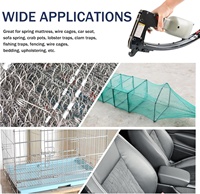 Clips de clinchage en acier laminé à froid de haute qualité de la Chine série M46 CL-16 épingles à clipser idéales pour drap de lit pour matelas à ressort