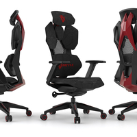 JNS W201 Fauteuil de Gaming Ergonomique Haut de Gamme et Réglable pour Bureau et Joueur