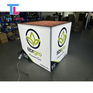 Caja de luz SEG de tela retroiluminada personalizada para publicidad Marco de aluminio Cabina de exhibición de ferias comerciales para bodas y exposiciones - Product Image 4