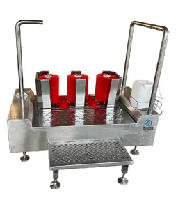 Simple Ergonomic Design Boot Disinfection Machine Hygienic Manufacturing Plant Washer with Cold Water Cleaning Process
