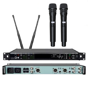 AD4D-Pro <span class=keywords><strong>casque</strong></span> de diversité Ture Lavalier double canal meilleur système de microphone <span class=keywords><strong>sans</strong></span> <span class=keywords><strong>fil</strong></span> professionnel - Product Image 4
