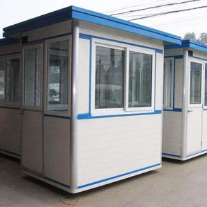 Sandwichera portátil de acero de Color, <span class=keywords><strong>casa</strong></span> de protección moderna para exteriores, cabina de seguridad prefabricada, cabina de estacionamiento, cabina de seguridad portátil - Product Image 3