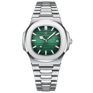 Classico <span class=keywords><strong>Orologio</strong></span> da Polso da Uomo POEDAGAR 613 di Alta Qualità in Acciaio Inossidabile, Impermeabile, al Quarzo, con Calendario Fashion - Product Image 4