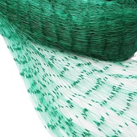 Maagdelijk HDPE geëxtrudeerd groen anti-vogelnet, UV-gestabiliseerd plastic vogelbeschermingsgaas voor boomgaard, wijngaard, fruitbomen en landbouw