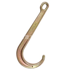 ตะขอรูปตัว J ขนาดใหญ่ 8 นิ้ว 15 นิ้ว ชุบสังกะสี สำหรับอุปกรณ์ยกและรอก - Product Image 1