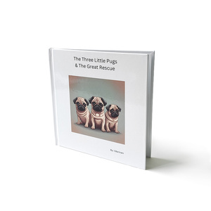 Fábrica de papel personalizado de tapa dura niños animales lindos Tapa dura cómic niños tablero libro de cuentos servicios de impresión - Product Image 5