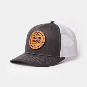 Plain Custom Brown Gorras Children Bulk Velvet Blank Richardson 112 Mesh Trucker <b>Hats</b> - Product Image 2