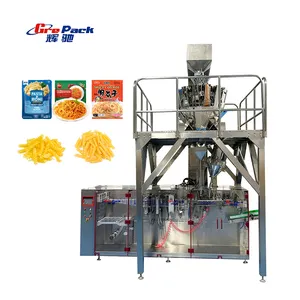 Automatic Weighing Puff Corn Snack Macaroni Spaghetti Noodle Pouch Granule Packing Machine