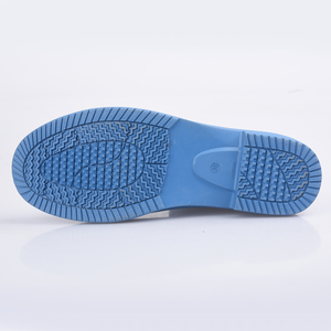 <span class=keywords><strong>Stivali</strong></span> da pioggia da <span class=keywords><strong>donna</strong></span> in <span class=keywords><strong>gomma</strong></span> con tacco basso con motivo in pelle opaca blu - Product Image 5