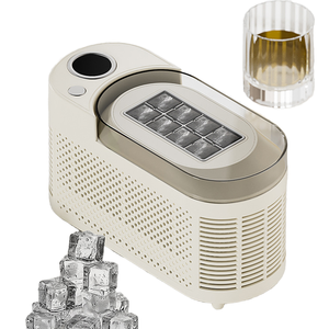 Machine à glaçons électrique mini portable de qualité alimentaire pour usage domestique, hôtelier, boissons, café, whisky, cocktails – Durable - Product Image 1