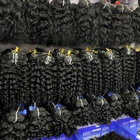 Extensions de cheveux humains vierges à double trame, ondulées, cuticules alignées, 100% non traitées, cheveux brésiliens Remy, cheveux bruts, fournisseurs en gros