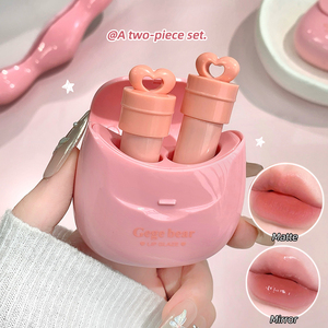 2026 NUOVO OEM Gege Bear Lip Gloss Stile Zaino Vegetariano Bello e Nutriente per Labbra Luminose - Product Image 6
