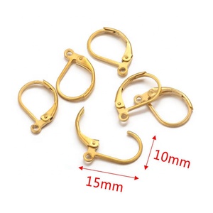 Döngü küpe bulguları bileşenleri aksesuarları ile 316L paslanmaz çelik kanca küpe bulguları - Product Image 4