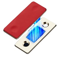 Loquet de porte magnétique adhésif en métal ultra fin pour tiroir de placard de cuisine