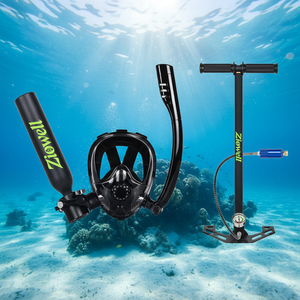 Bouteille d'air portable de 0,5 L pour la plongée avec masque, réservoir d'oxygène <span class=keywords><strong>sous</strong></span>-<span class=keywords><strong>marin</strong></span>, équipement anti-buée pour la natation, pour adultes et enfants - Product Image 2