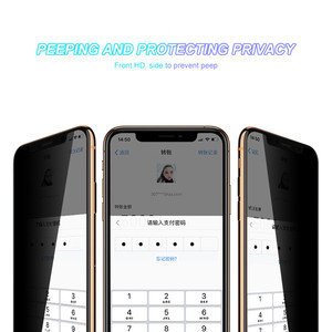Film de protection d'écran en verre trempé <span class=keywords><strong>anti</strong></span>-<span class=keywords><strong>espion</strong></span> pour <span class=keywords><strong>iPhone</strong></span> <span class=keywords><strong>XR</strong></span>, 11, 12, 13 Pro Max – Vente en gros - Product Image 2