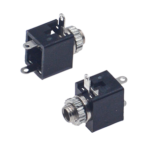 Conector Hembra PJ-201M de 2.5mm para Audio, Montaje Pasante de 3 Pines con Tuerca Roscada - Product Image 5