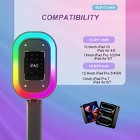Machine Photobooth iPad de Haute Qualité pour Mariages avec Éclairage LED RGB Intégré, Installation Facile, Équipement Photobooth pour Événements et Fêtes