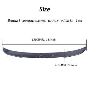 Alerón Trasero de Fibra de Carbono Pulido de Doble Cara para BMW Serie 5 G30 G38 y M5 F90, 2016-2023 - Product Image 3