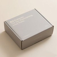 Nouvelle boîte d'expédition en carton kraft recyclable sur mesure 10 x 8 x 2 pouces pour l'emballage de petites marchandises et de vêtements