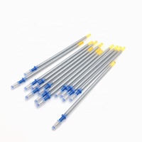 100 pcs/lot stylo rechargeable au mercure Machine à coudre argent recharge stylo pour cuir marquage eau stylos effaçables tissu cuir