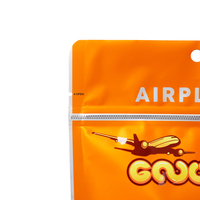 Pochette refermable personnalisée avec fermeture éclair, sac en plastique de qualité alimentaire refermable pour l'emballage de collations et de noix