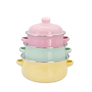 Senny, talleres y fábricas, venta de productos al por mayor, ollas de Horno Holandés esmaltadas, <span class=keywords><strong>olla</strong></span> de esmalte de porcelana blanca - Product Image 1
