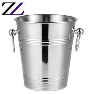 Cubos de fiesta modernos para bebidas y champán, cubo de hielo frío y grande, de acero inoxidable, plateado, para bar, ktv - Product Image 3