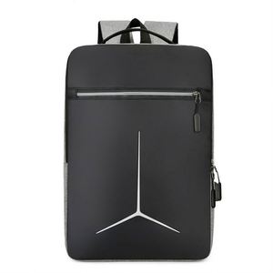 Mochila de hombro unisex reflectante, antirrobo, impermeable, con carga USB, de gran capacidad, para negocios, con muestra gratuita. - Product Image 4