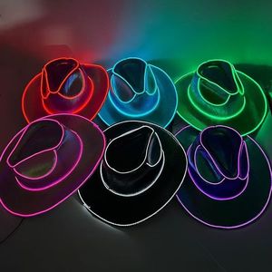 Gorra de Béisbol Holográfica <span class=keywords><strong>Cyberpunk</strong></span> con Fibra Óptica LED de Colores, Novedosa y Moderna, para Disfraces de Halloween, Navidad y Año Nuevo - Product Image 4