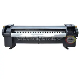 Konica-impresora solvente Digital de alta velocidad para exteriores, máquina de impresión de 3,2 m, 10 pies, 4 cabezales