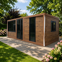 Maison conteneur préfabriquée en acier extensible et pliable de 30 pieds, personnalisable pour l'extérieur, 3 chambres, appartement moderne, villa, hôtel, hôpital