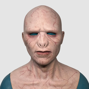 Masque en silicone réaliste personnalisé, costume de cosplay <span class=keywords><strong>Lord</strong></span> <span class=keywords><strong>Voldemort</strong></span>, casque, accessoires pour la tête pour Halloween, pour adulte - Product Image 3