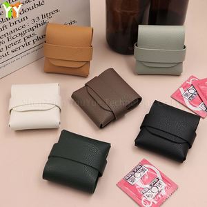 Estuche Reutilizable de Cuero para Condones, Funda Anticonceptiva, Bolsa de Almacenamiento Discreta y Privada para Viajes y Uso Diario, Uso Especial - Product Image 5