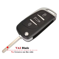 Clé de voiture télécommande plip modifiée ASK/FSK 433Mhz ID46 pour Peugeot 207 308 307 407 607 pour Citroën C2 C3 C4 0523/0536