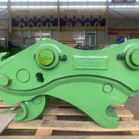 Coupleur rapide hydraulique à double verrouillage pour excavatrice de 20 tonnes, attache rapide robuste pour CAT Komatsu Volvo, changement rapide