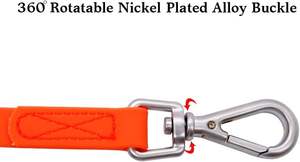 스냅 후크와 도매 사용자 정의 XXL <span class=keywords><strong>PVC</strong></span> 개 리드 가죽 끈 3M-20M 긴 친환경 XS 크기 럭셔리 장식 리벳 사용자 정의 색상 - Product Image 2