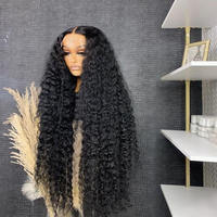 Peluca de Cabello Humano Camboyano con Encaje Transparente HD de 30, 32, 34, 36, 38, 40 Pulgadas, Cutícula Natural Alineada, Peluca Frontal de Encaje Larga y Lisa 13x6