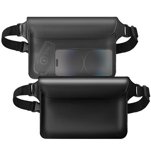 Groothandel Pvc Droge Tas Met Heupband 3 Rits Ontwerp Waterdicht Heuptasje Voor Zwemmen Snorkelen - Product Image 1