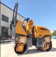 Rouleau Compacteur Vibrant Autoporté Professionnel Petit Modèle 800 kg 1 Tonne 1,2 Tonne à Prix Usine pour la Vente
