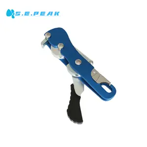 CE Standard Safety Anti Panic Descender Device Climbing Descender For 10-12 mm Rope