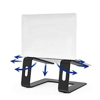 SMONAMA P68 Portable multi-fonction bureau Vertical support pour ordinateur portable ordinateur Riser détachable ergonomique en alliage d'aluminium support